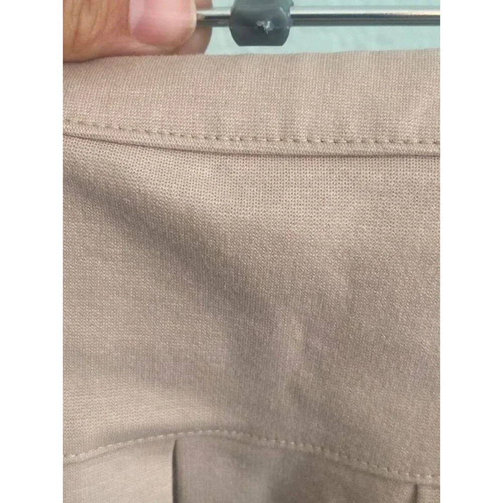 Gap Kids Khaki Pleated Stretch Skirt Size XS 4-5 Side Zip School Uniform